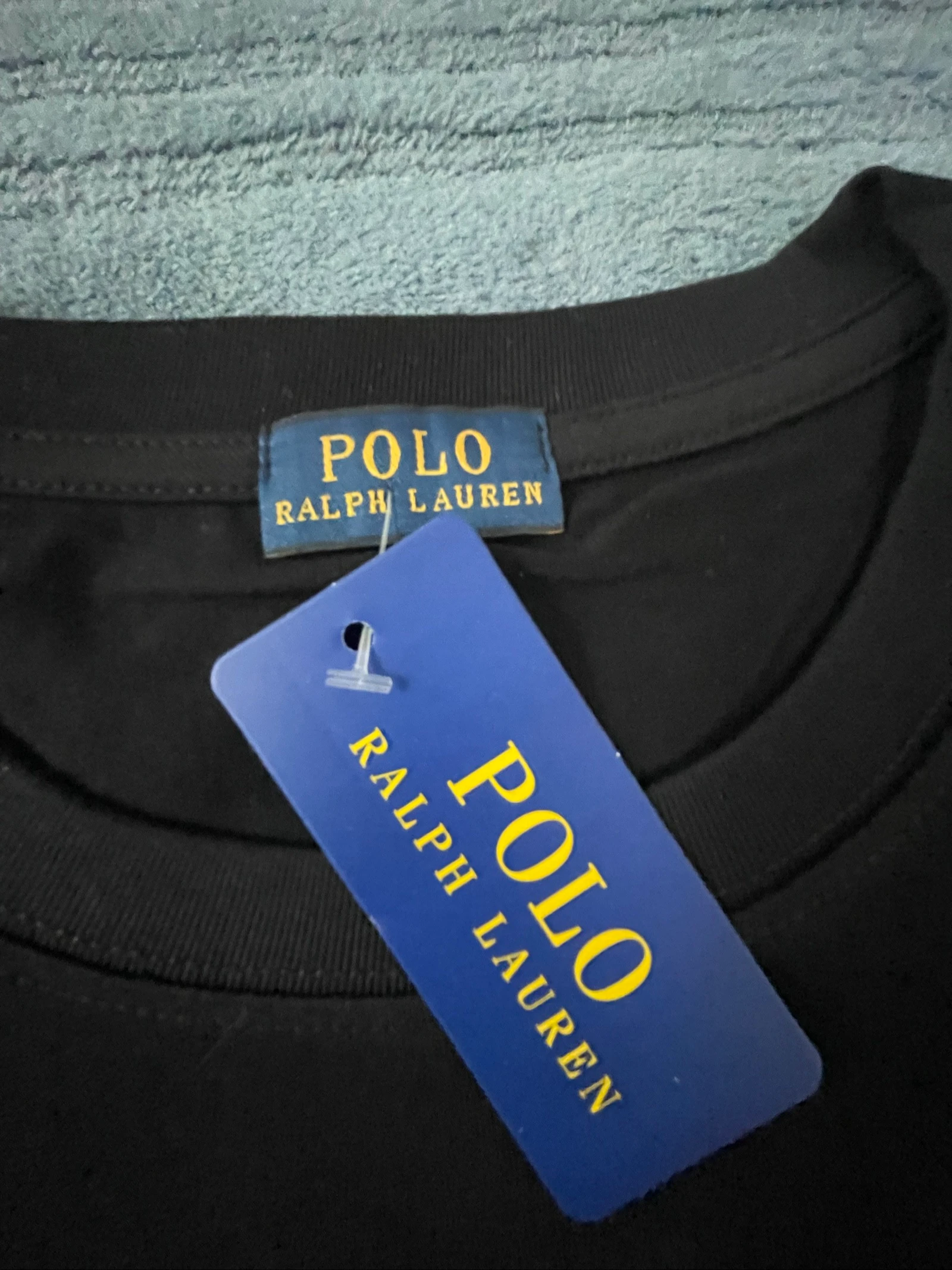 Polo Ralph Lauren preta básica tamanho M – photo 4